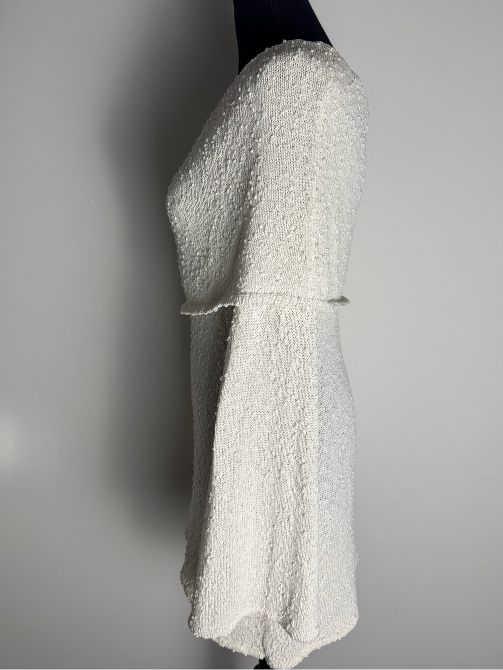 White Horse Off The Shoulder Mini Dress - Picture 4 of 5